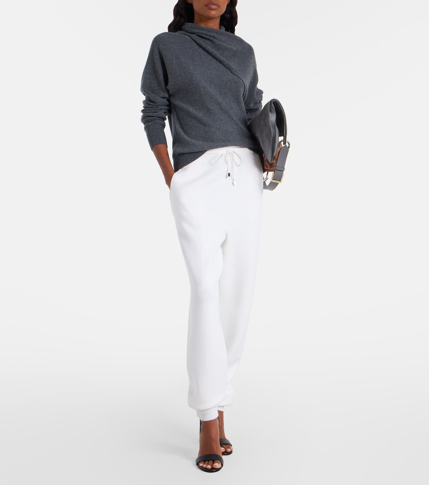Tapered wool and cashmere-blend pants - 2