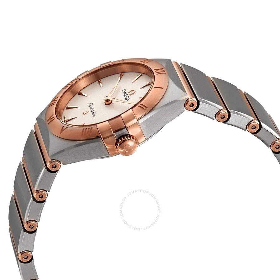 Omega Constellation Manhattan White Silvery Dial 28 mm Ladies Watch 131.20.28.60.02.001 - 2