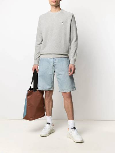 Maison Kitsuné embroidered-logo cotton sweatshirt outlook