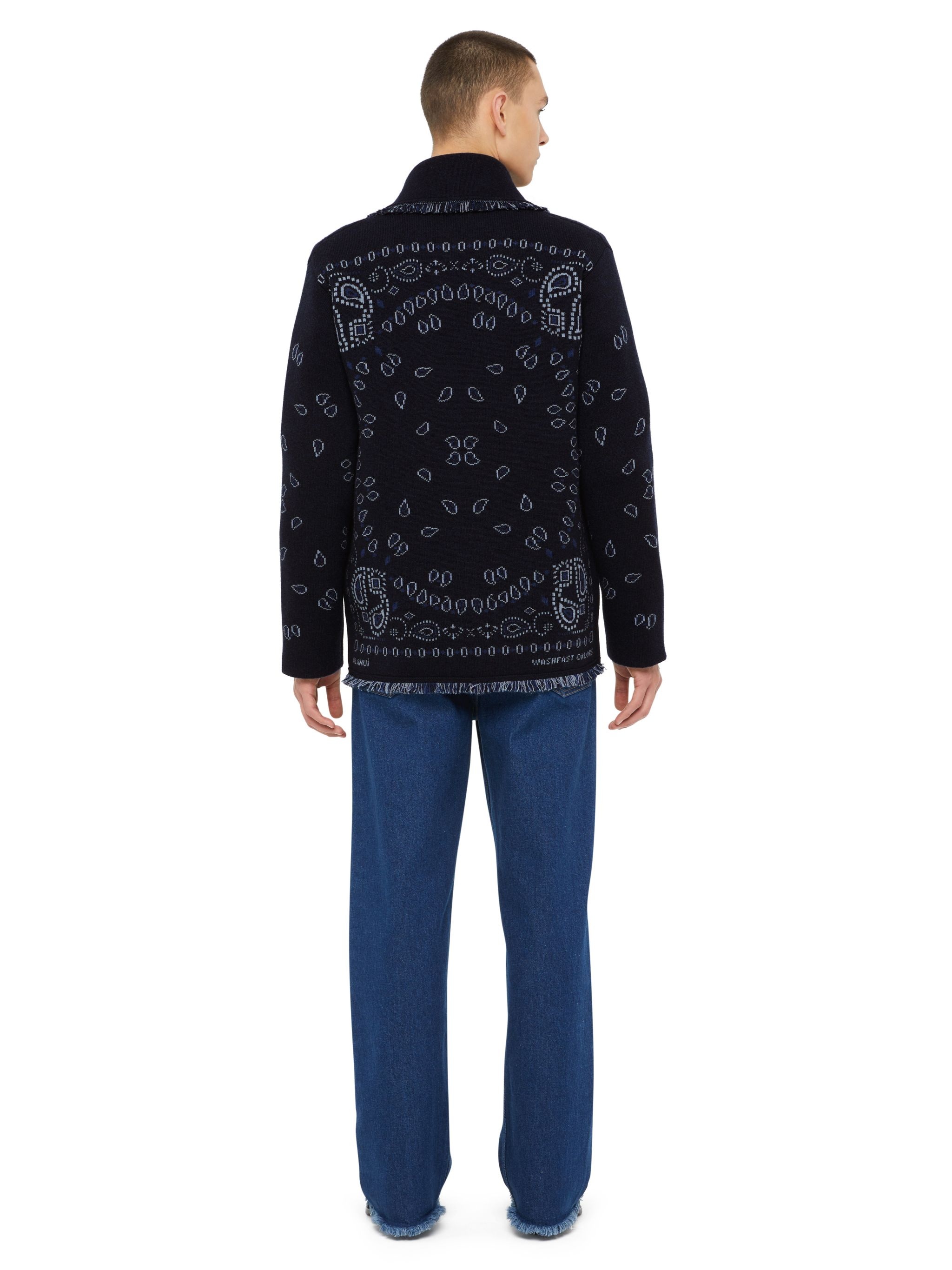 Bandana Jacquard Cardigan - 6