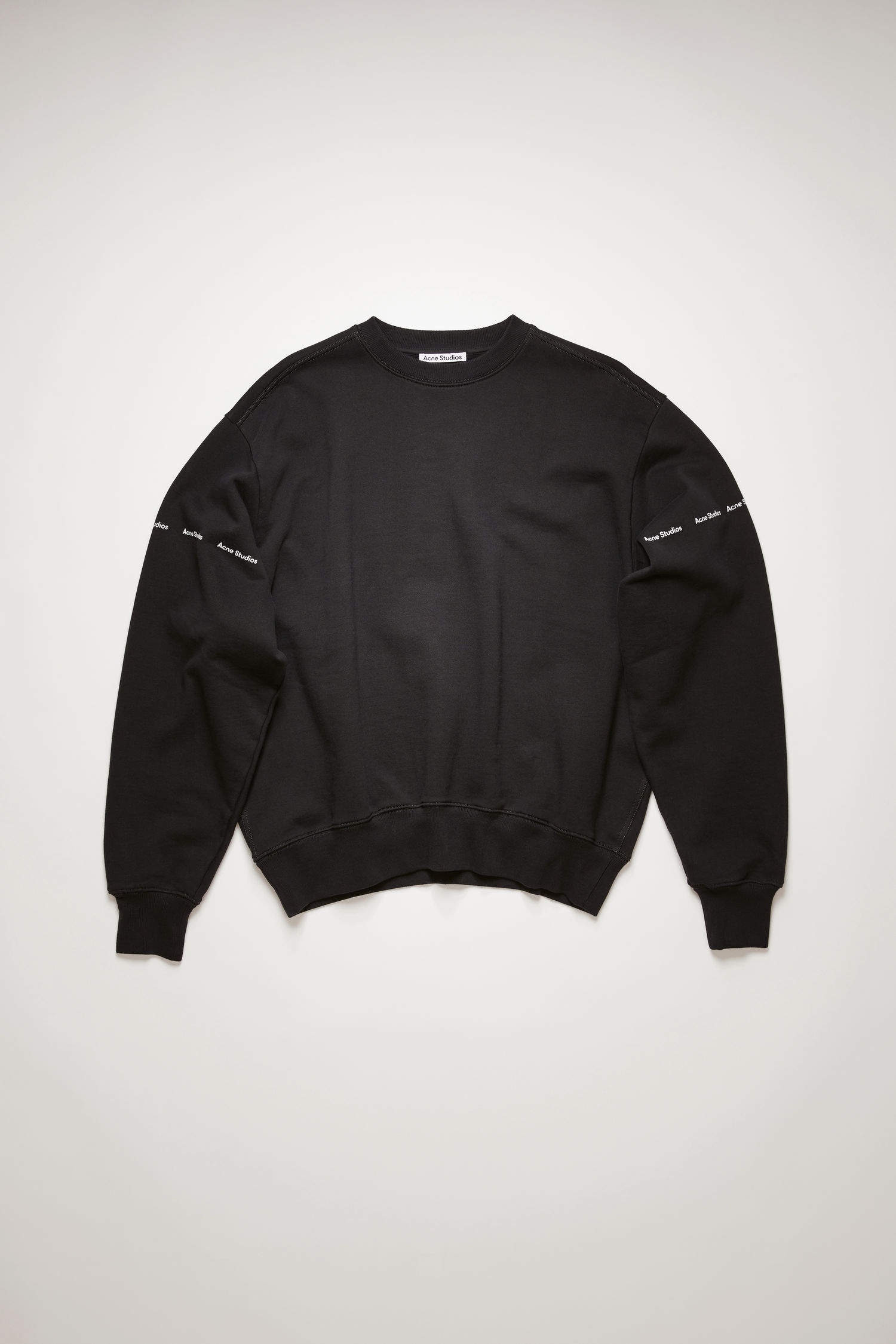 Logo print sweatshirt black - 5