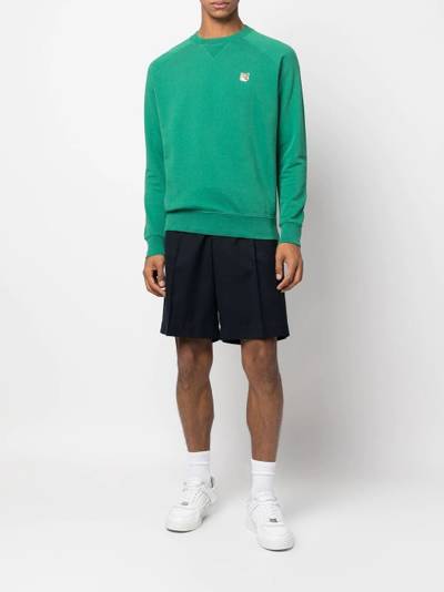 Maison Kitsuné fox-motif cotton sweatshirt outlook