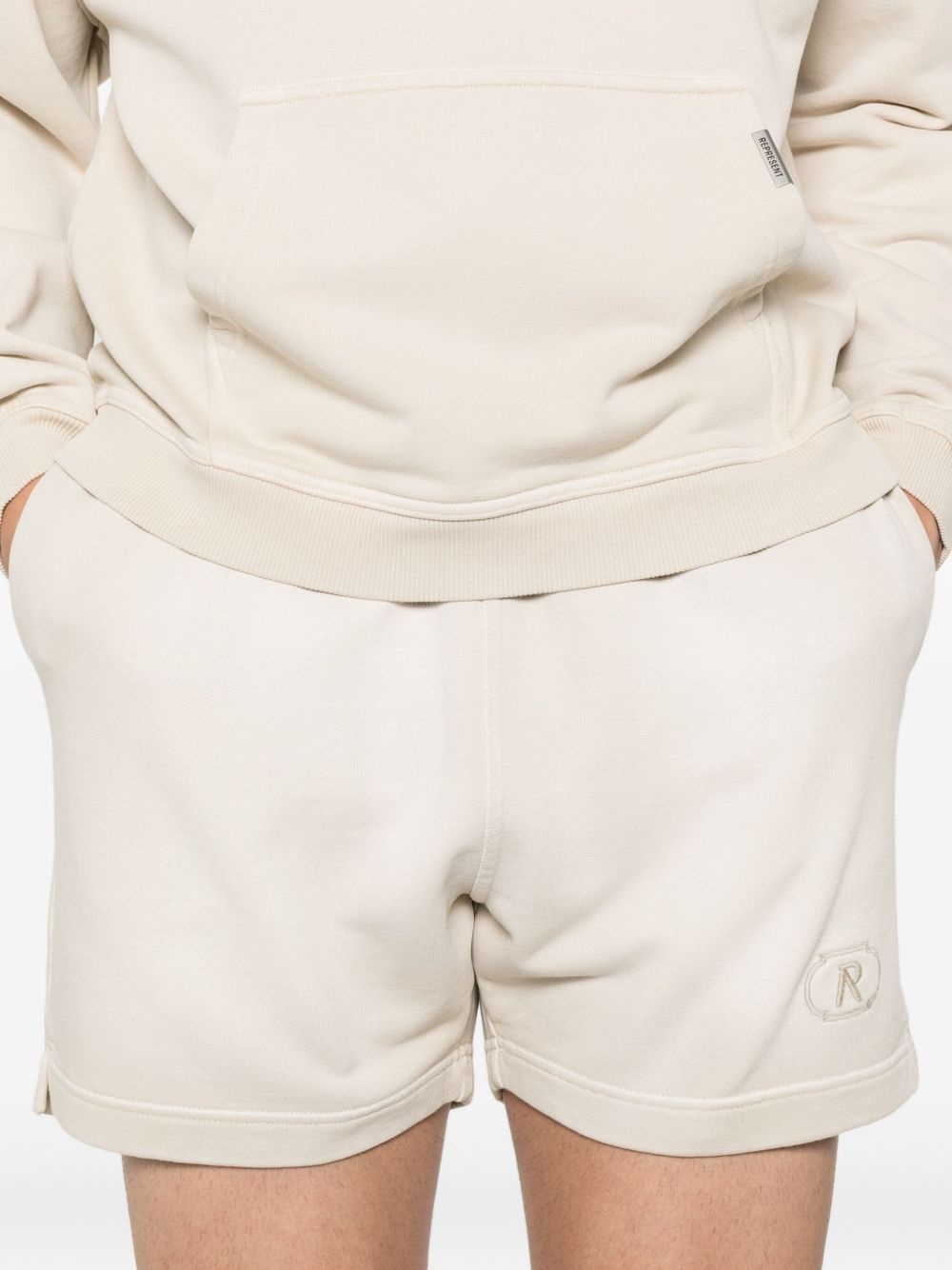 Grand Vintage elasticated-waistband logo shorts - 5