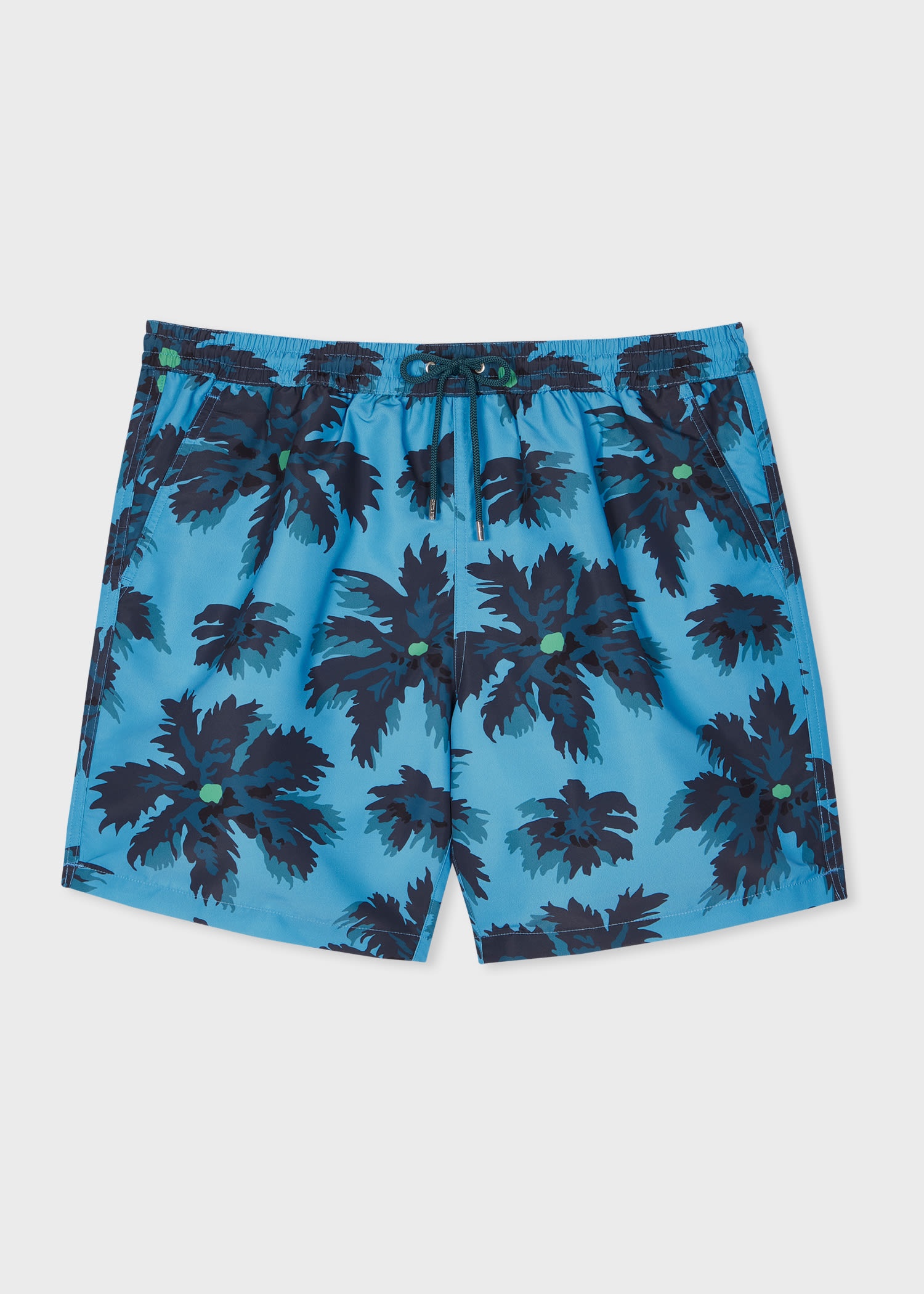 'Palmera' Print Long Swim Shorts - 1