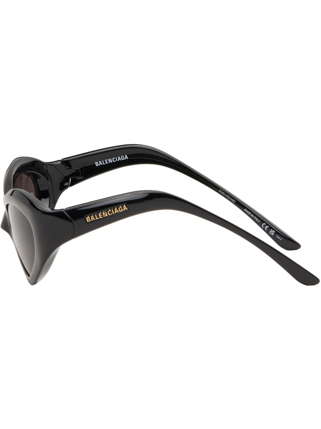 Black Orbit Cat Sunglasses - 3