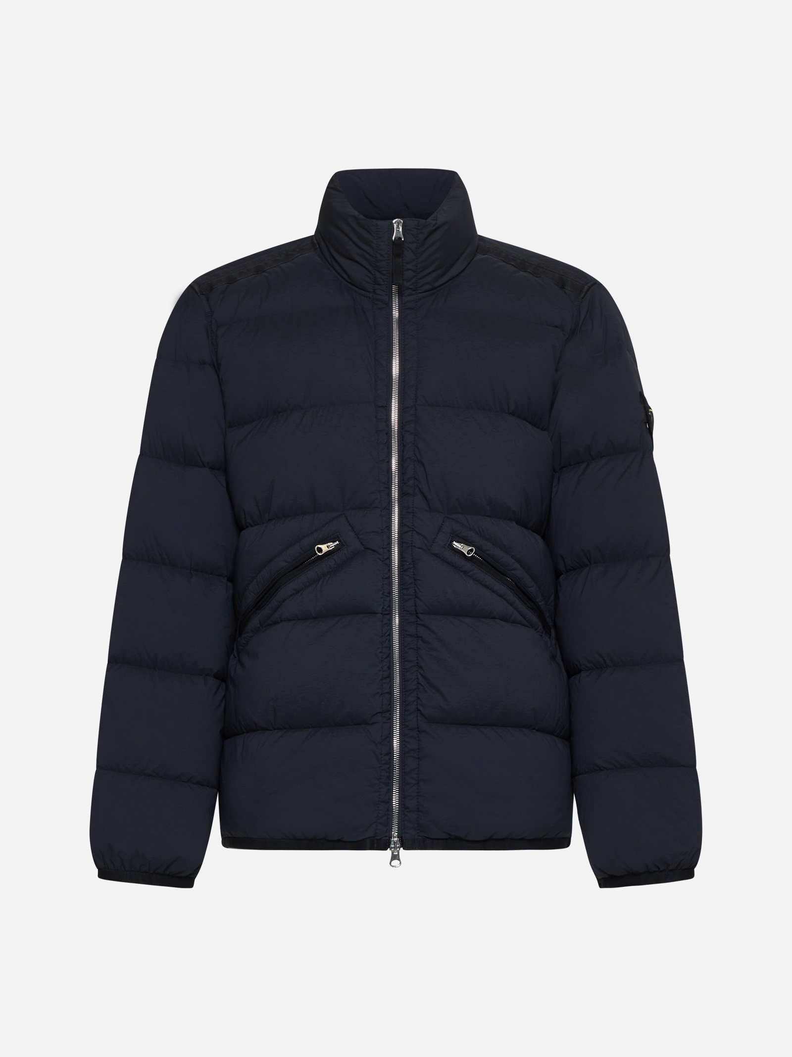 Quilted nylon down jacket - 1