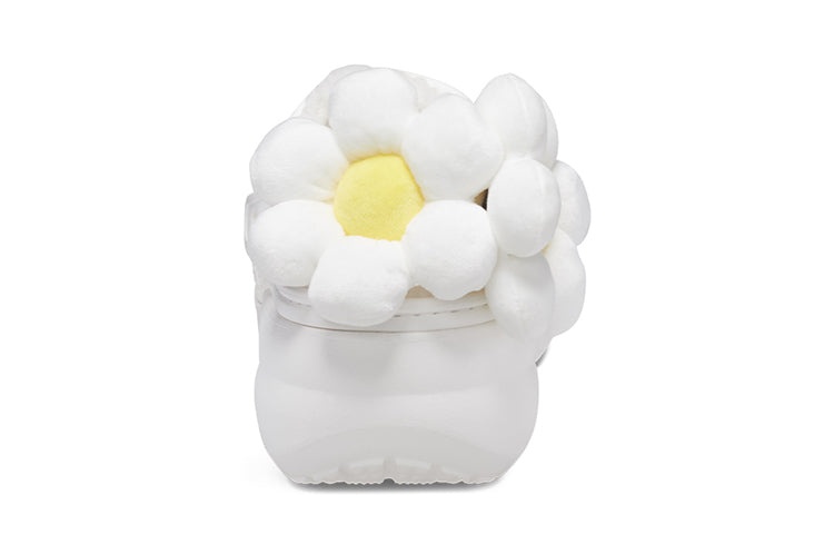(WMNS) Crocs Classic Flower Clogs 'White' 209236-90H - 6