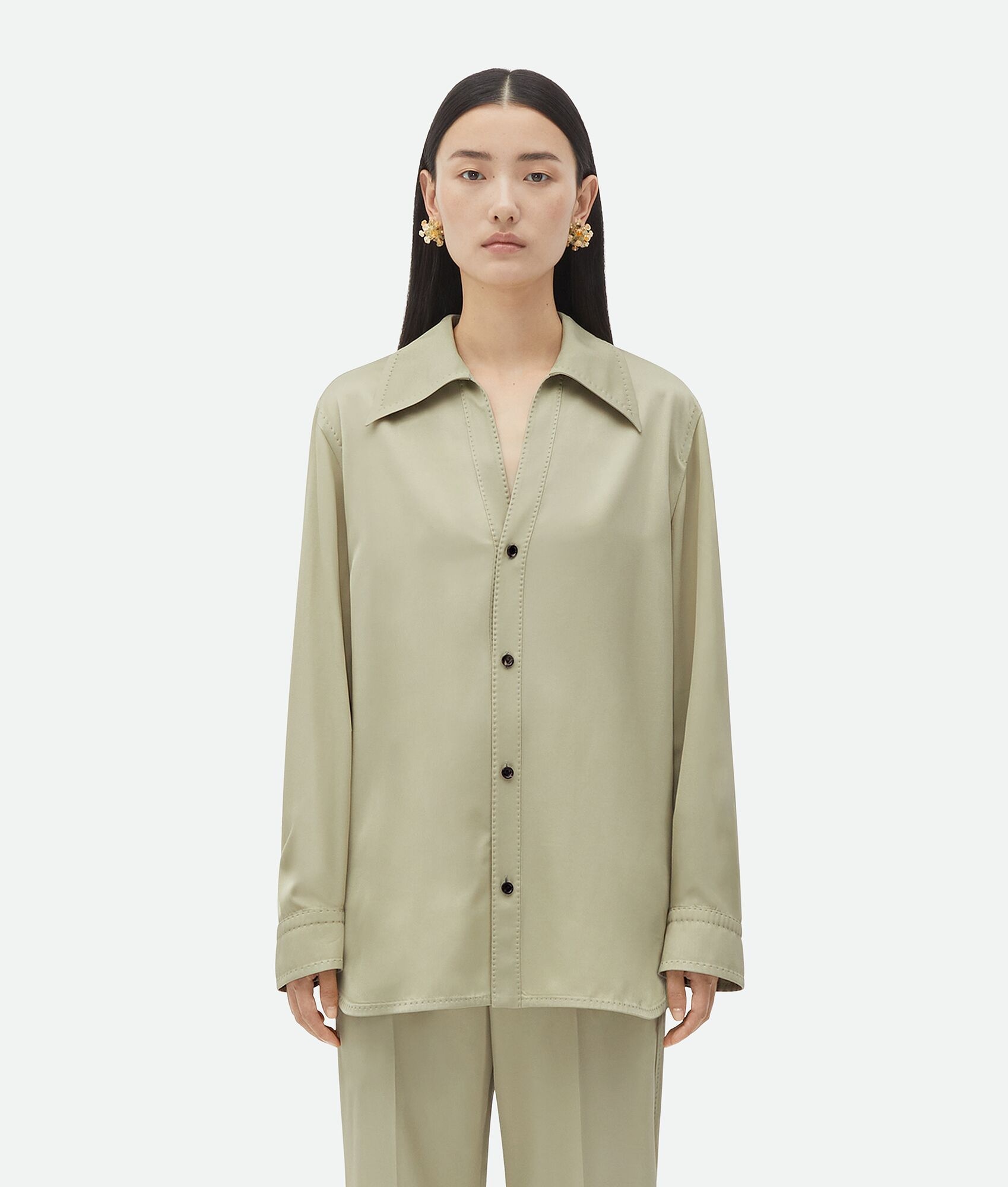 Viscose Twill Shirt - 4