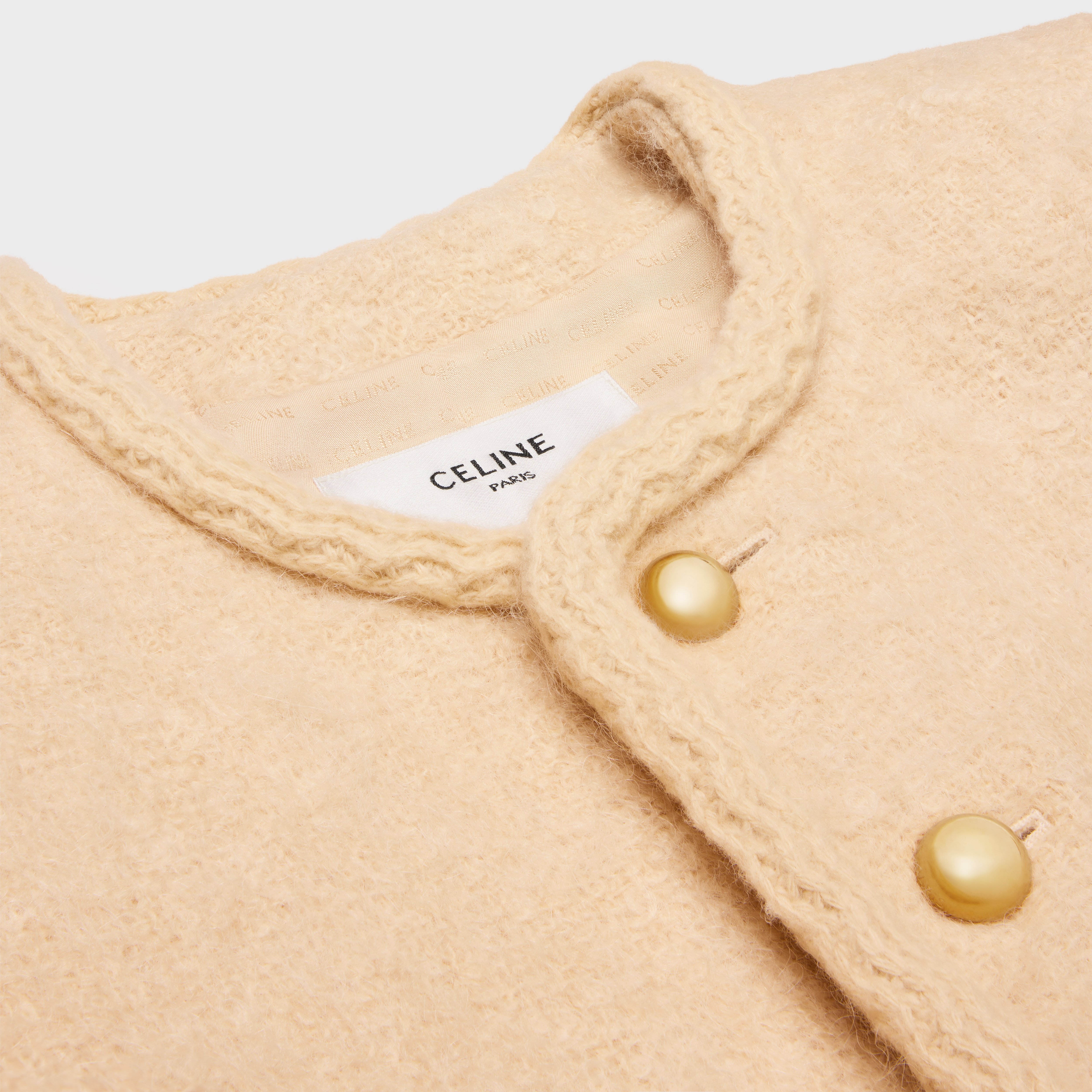 chasseur jacket in mohair tweed - 3
