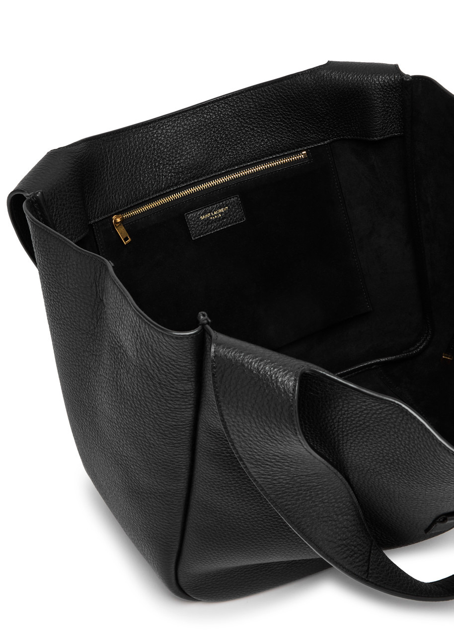 Saint Laurent Le 5 À 7 Grained Leather Tote - 4
