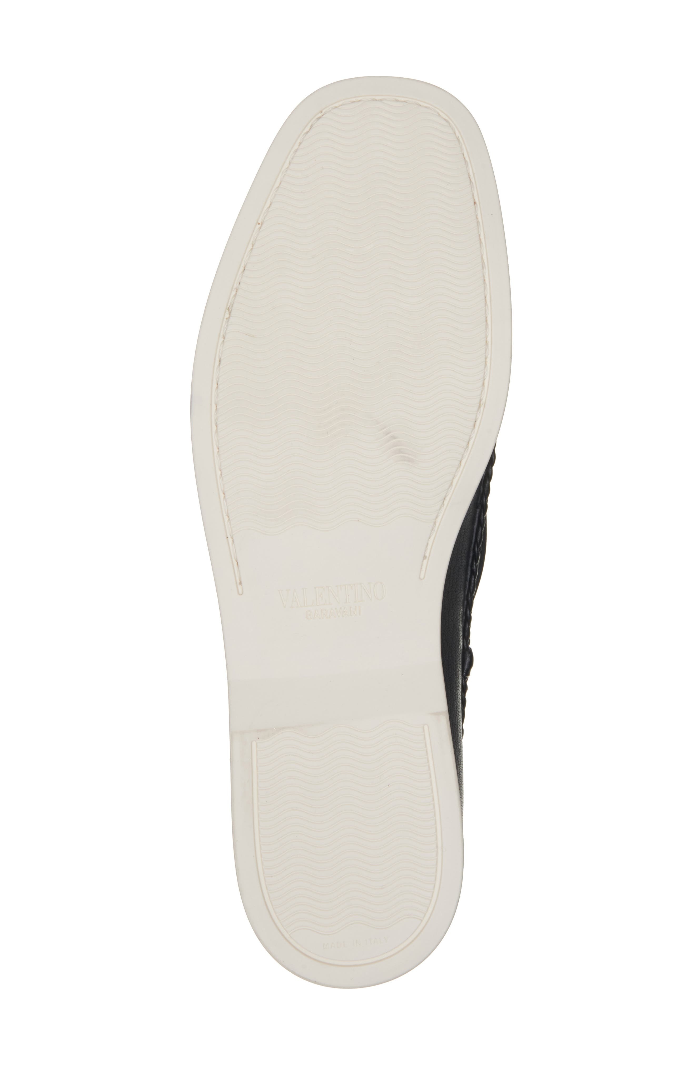 Valentino Garavani VLOGO Kiltie Loafer in Nero at Nordstrom - 6