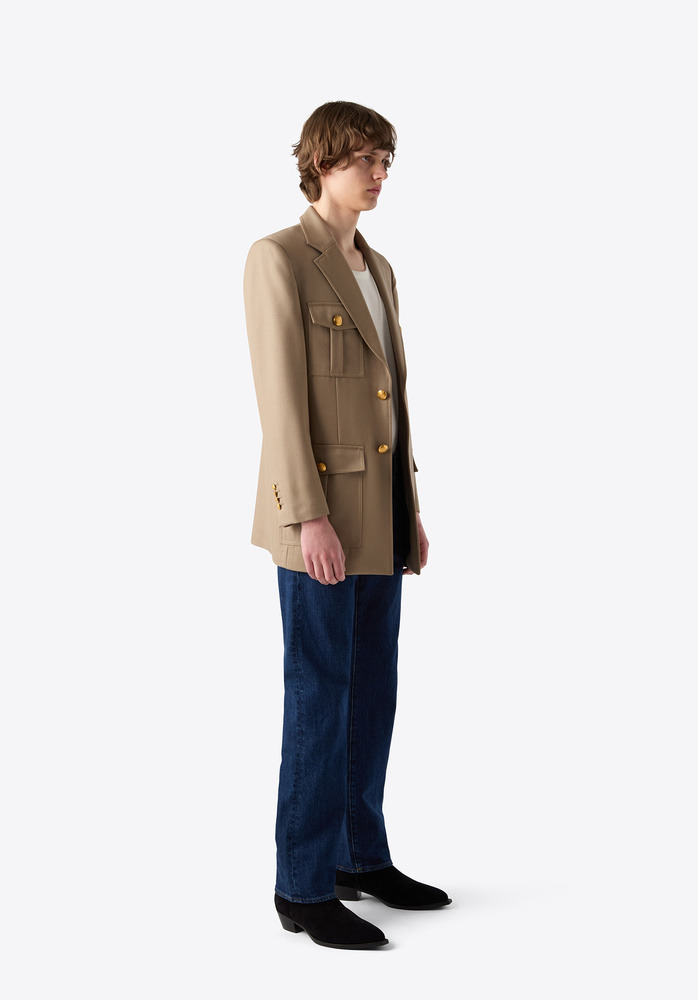 JACKET 171 BEIGE CAVALRY TWILL - 4