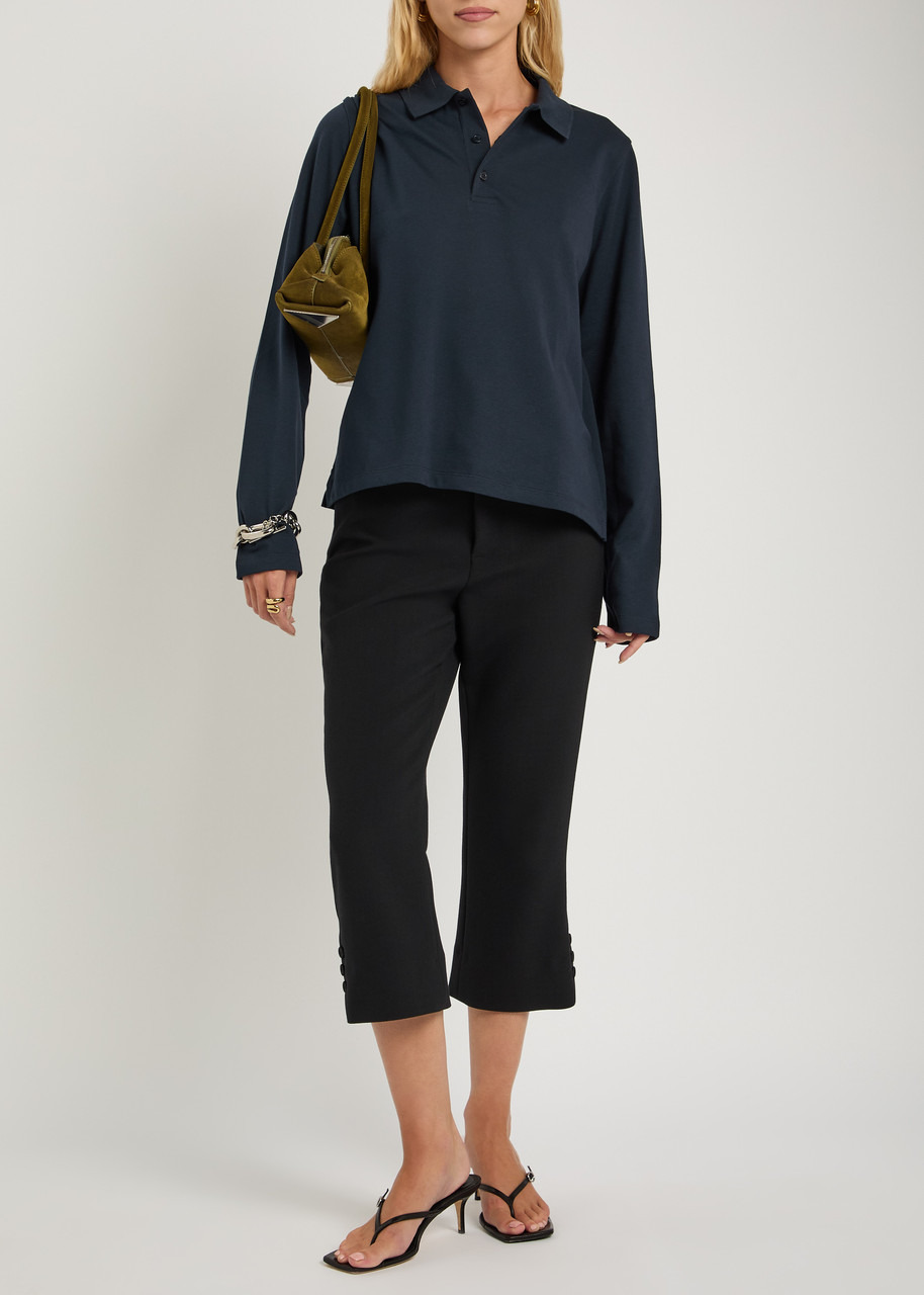 Flore Flore Diana Cotton Piqué Polo Shirt - 4