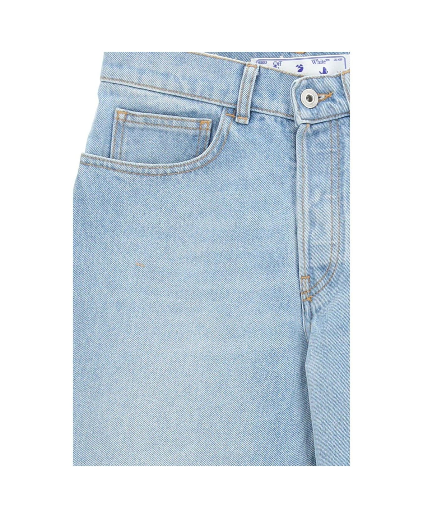 Banana Logo Patch Tapered Jeans - 3