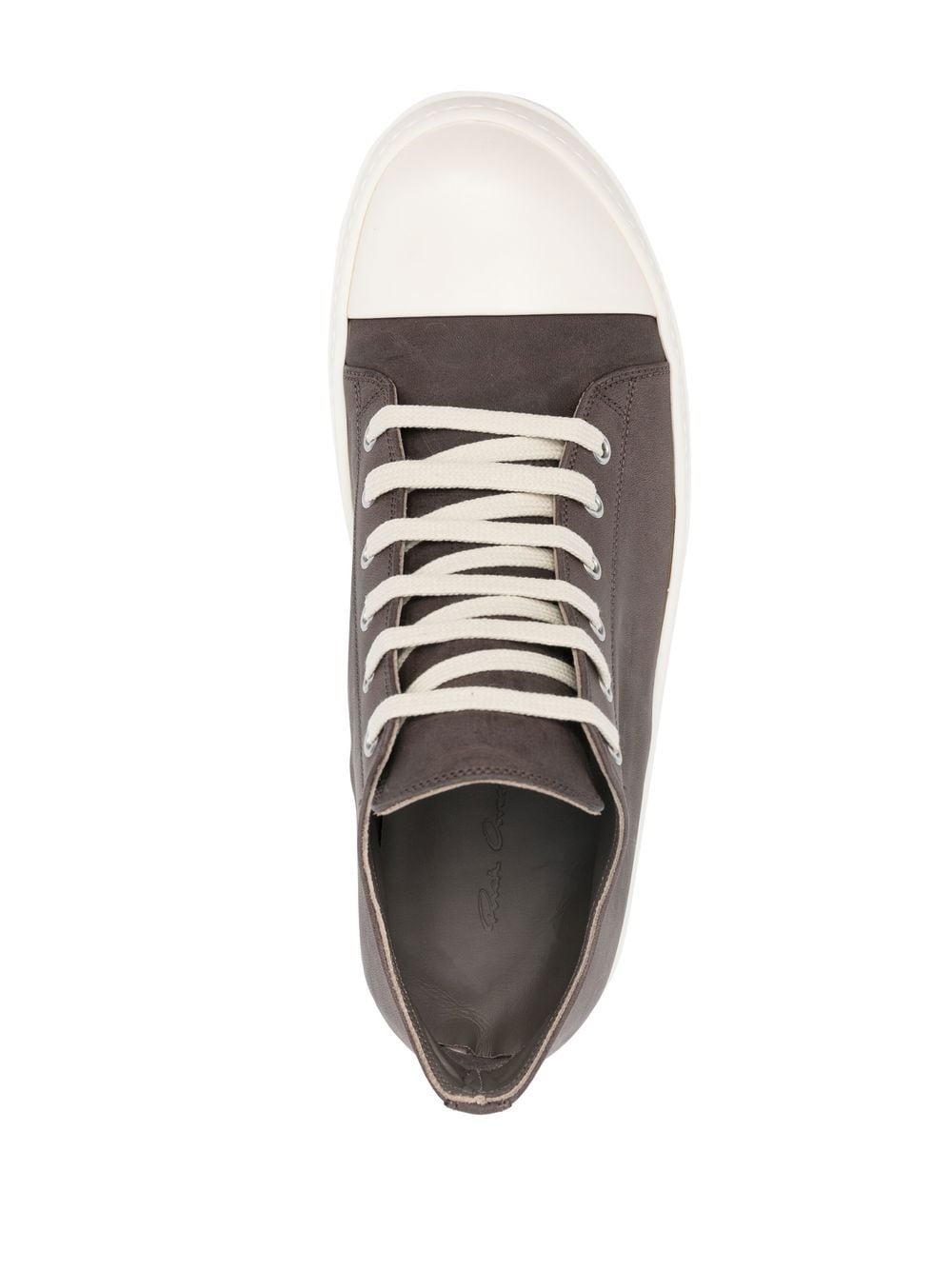 low-top lace-up sneakers - 4