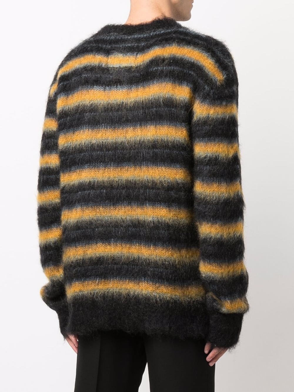 striped knitted jumper - 4