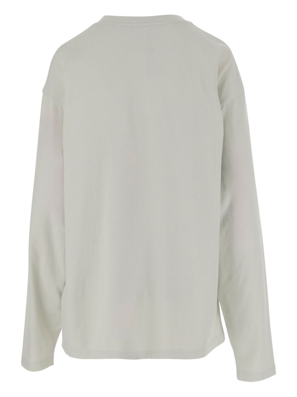 cartoon-print long-sleeve T-shirt - 3