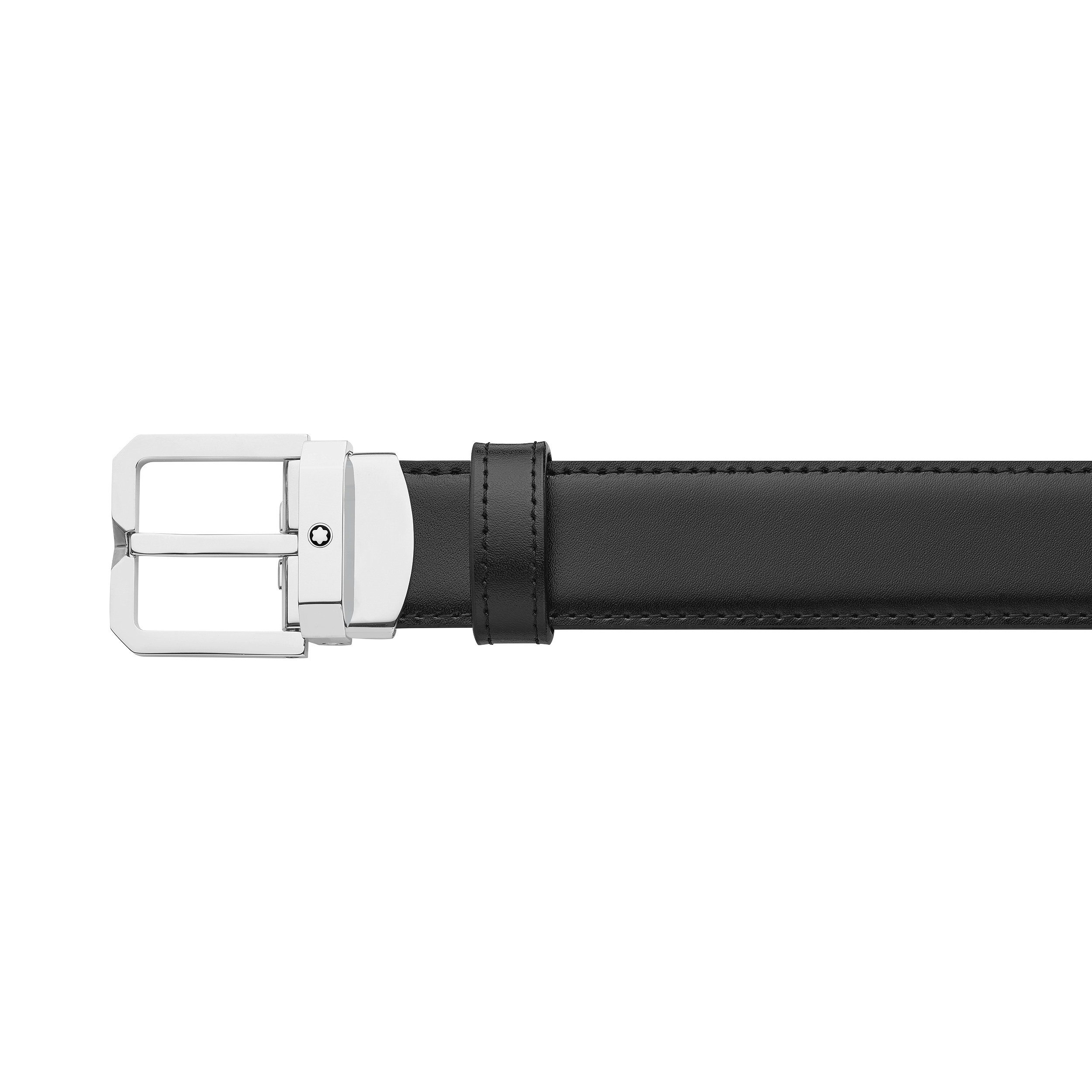 Black/brown 30mm reversible leather belt - 5