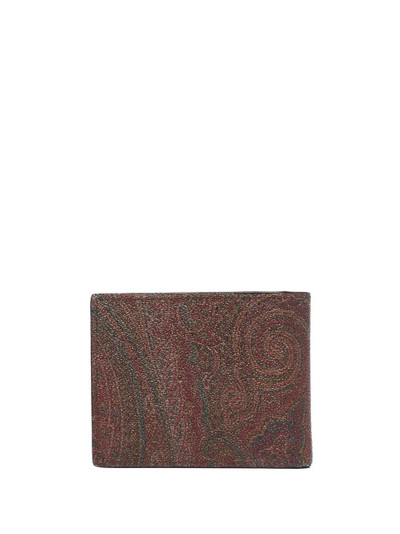 Etro paisley jacquard canvas wallet outlook