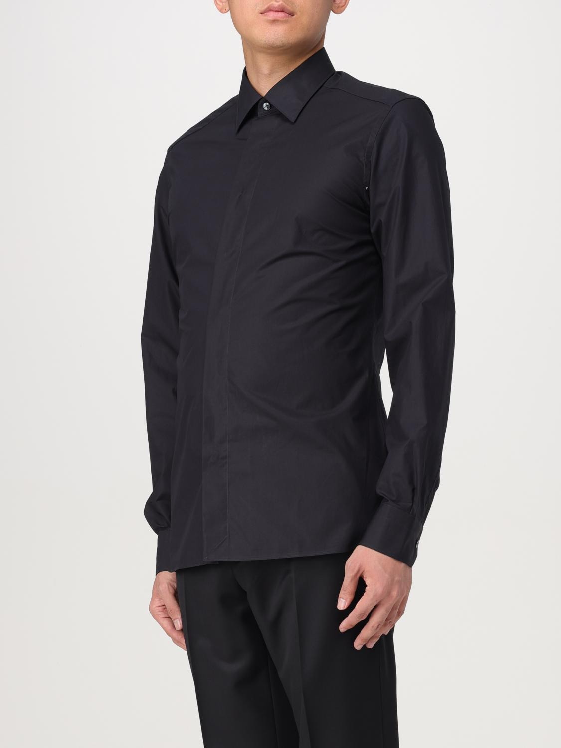 Zegna Shirt Men Black - 4