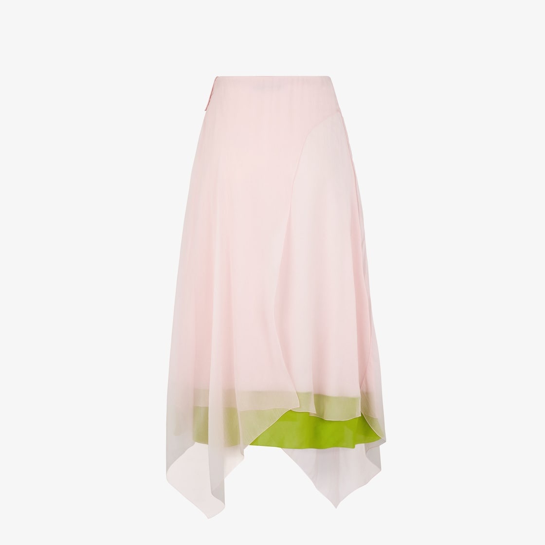 Pink chiffon skirt - 2