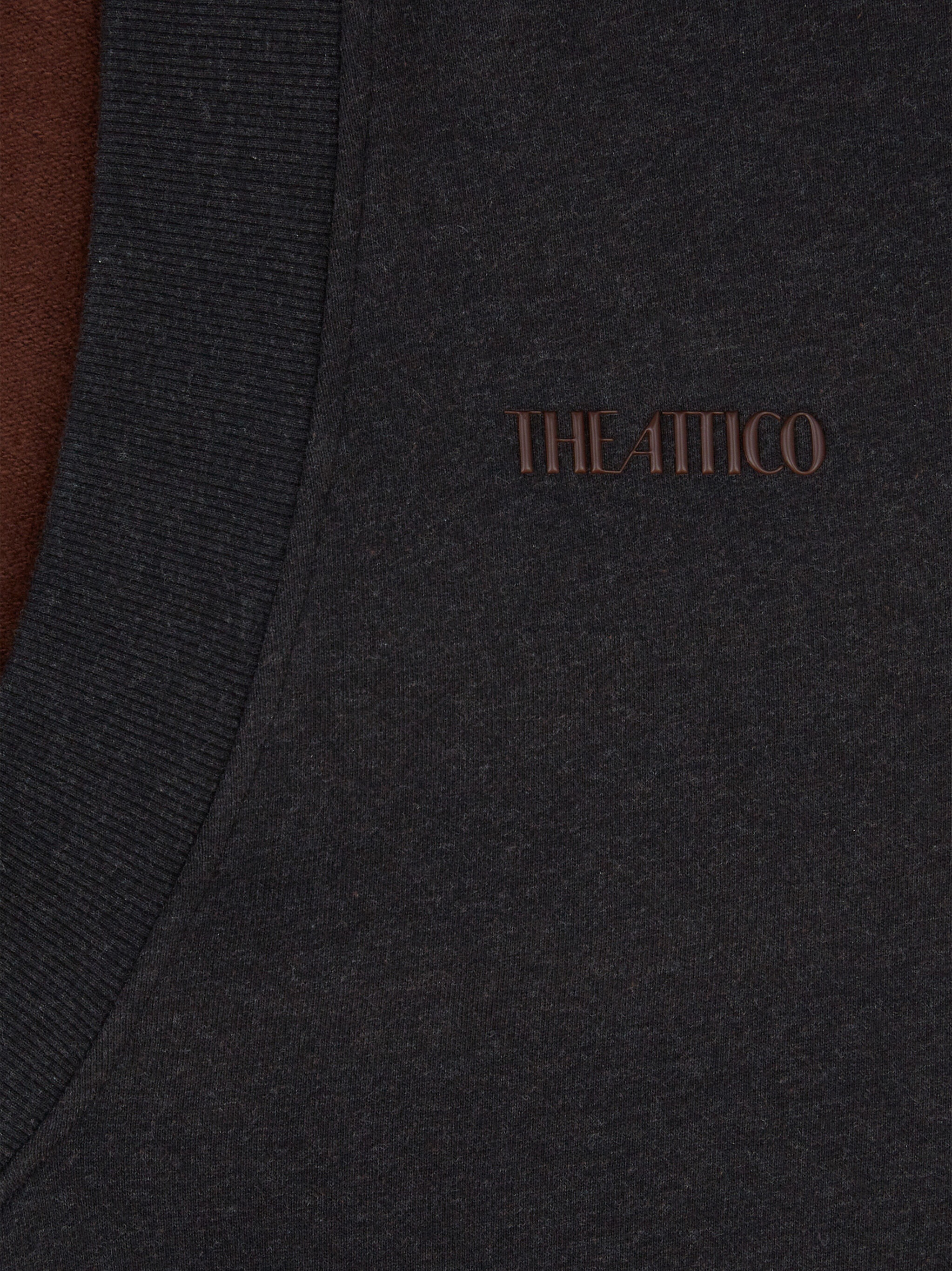 BLACK FADE AND BROWN SWEATSHIRT - 4