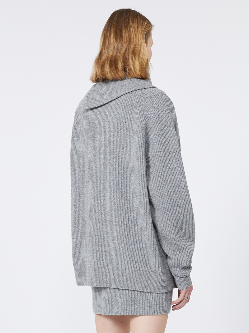 SALPA Zip-up cashmere-blend sweater 4