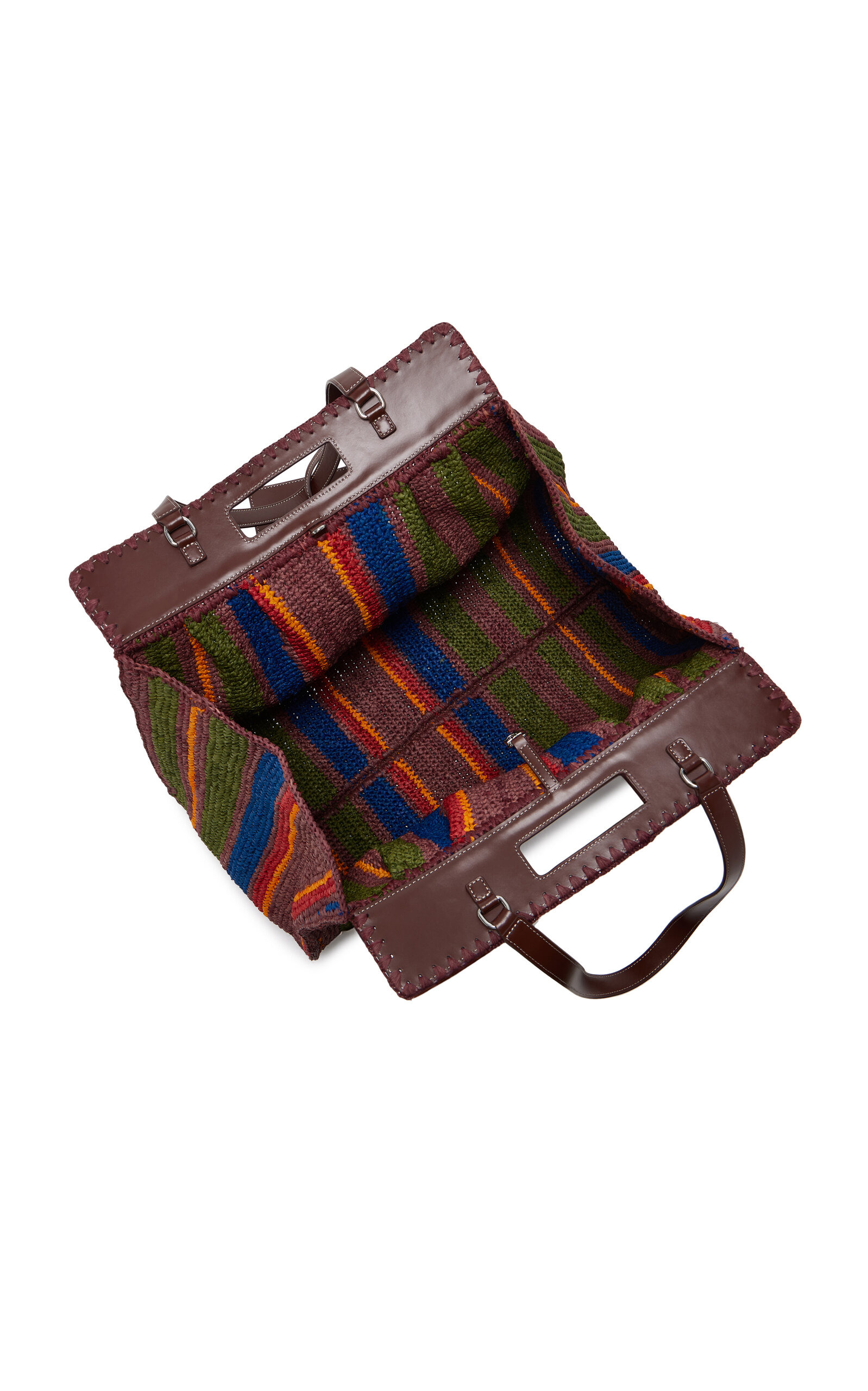 Rue Raffia Tote Bag stripe - 5