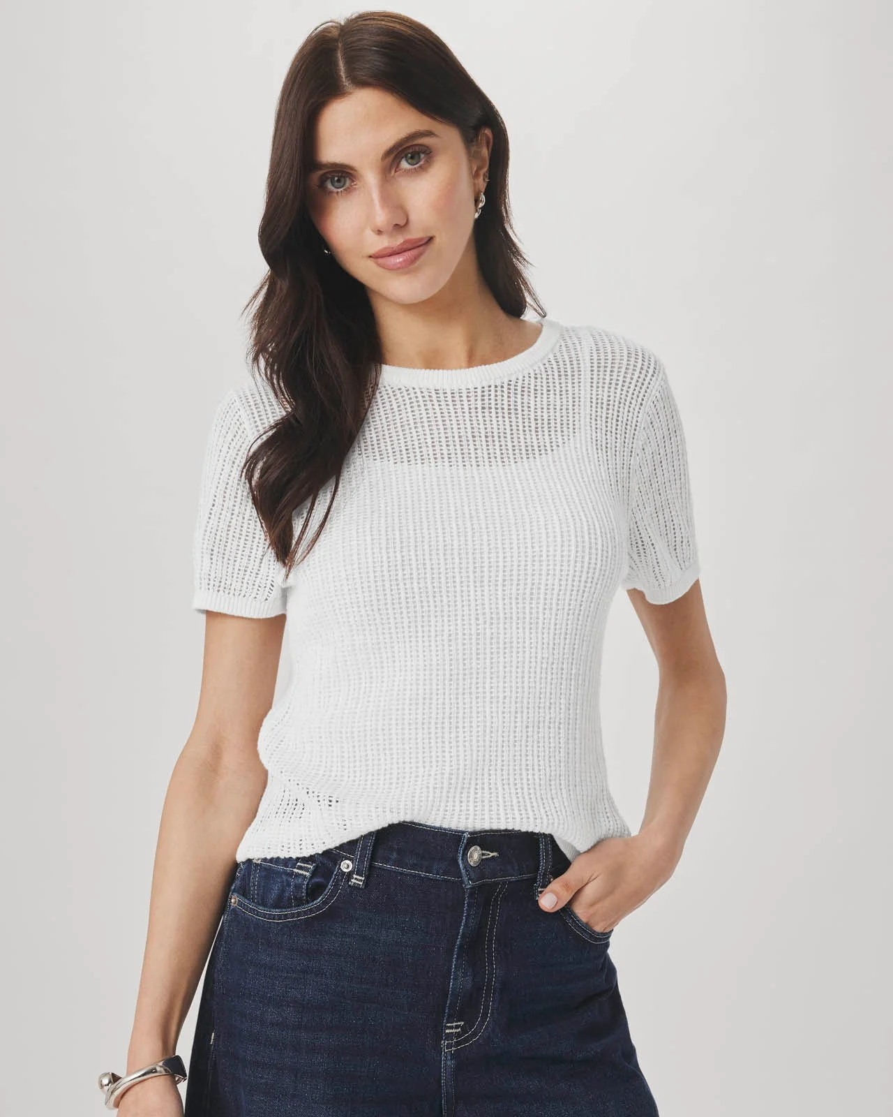 Yasmine Short Sleeve Sweater - 1