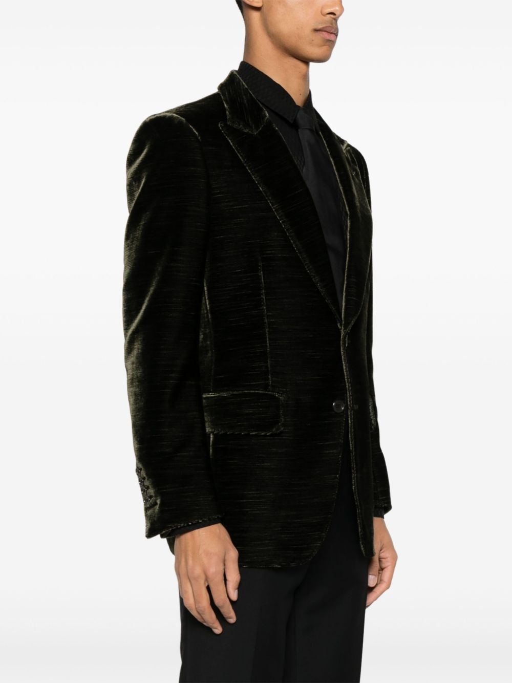 velvet blazer - 3