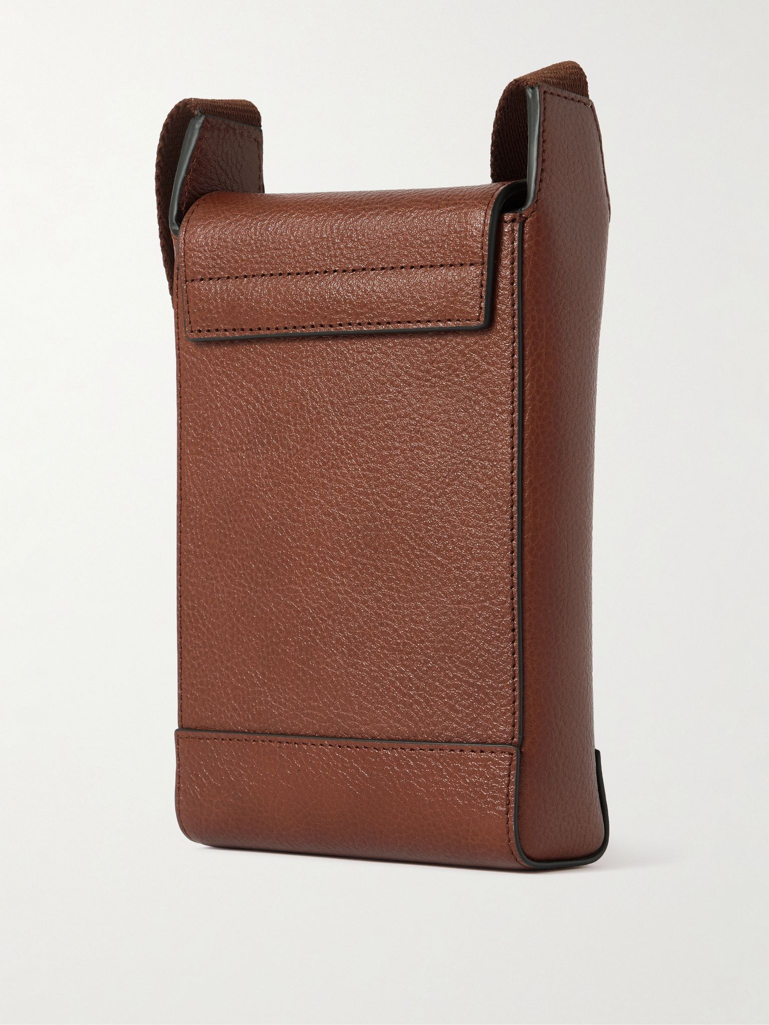 Chiltern Full-Grain Legacy NVT Leather Phone Pouch Tan - 3