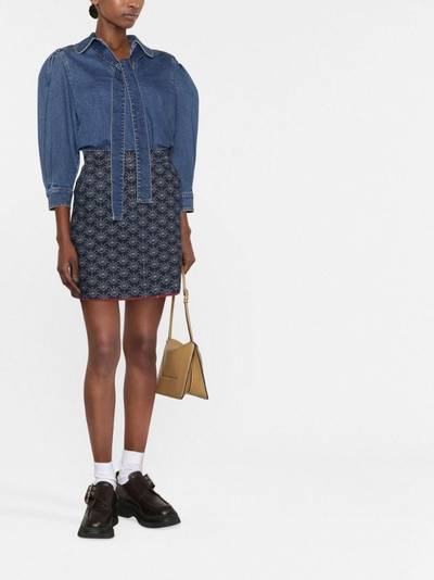 See by Chloé graphic-print mini skirt outlook
