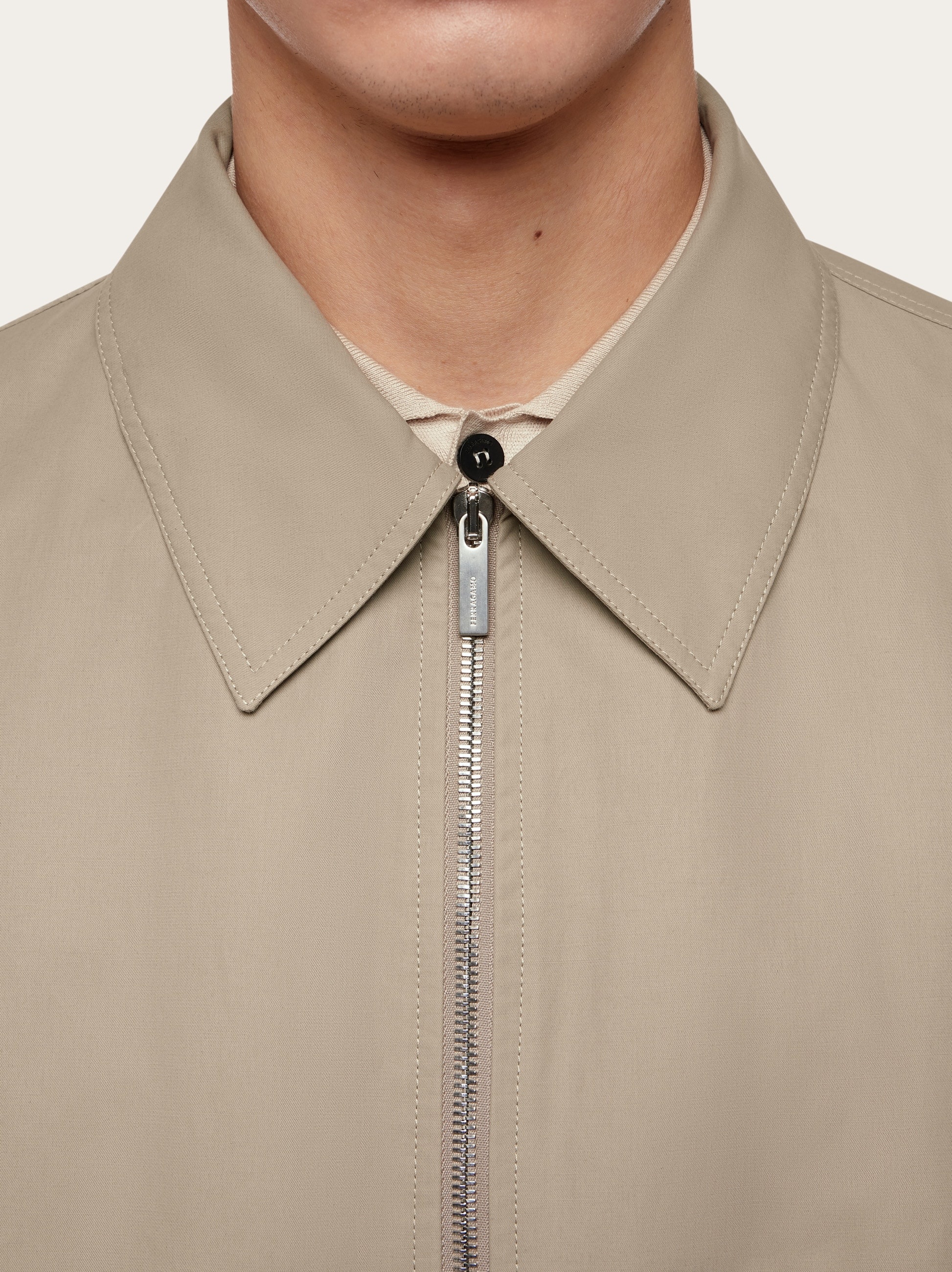 Zip up blouson - 5