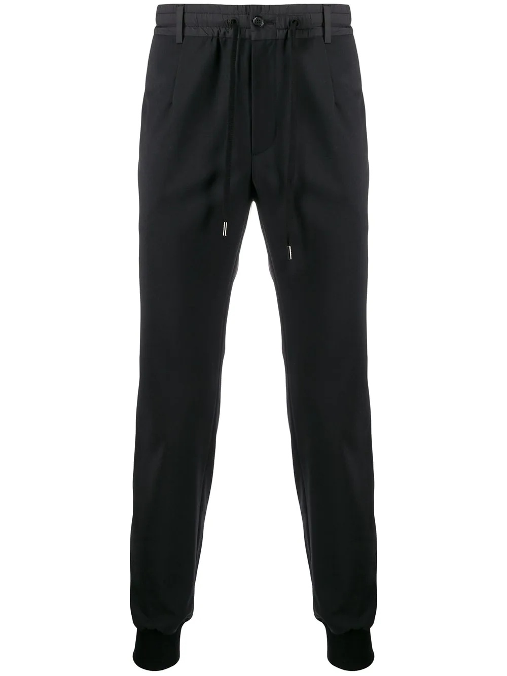 stretch wool jogging bottoms - 1