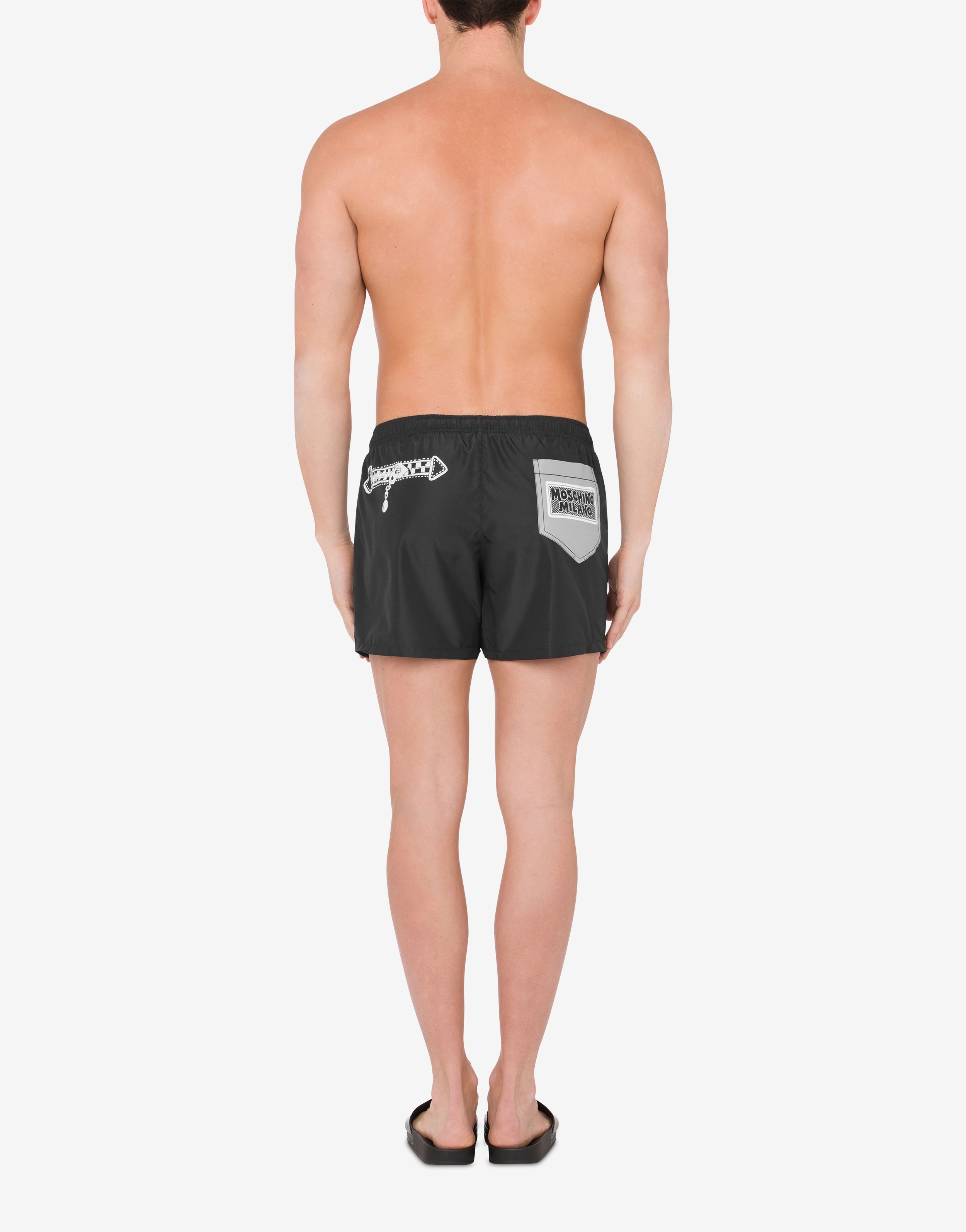 BIKER DETAILS SWIM TRUNKS - 3