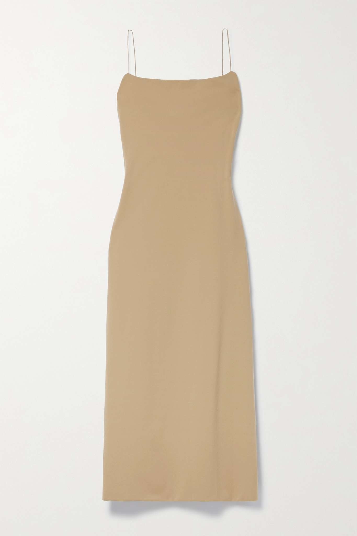 【関税込み】The Row タン Haku ミディアムドレス The Row Haku stretch-jersey midi dress | netaporter | REVERSIBLE