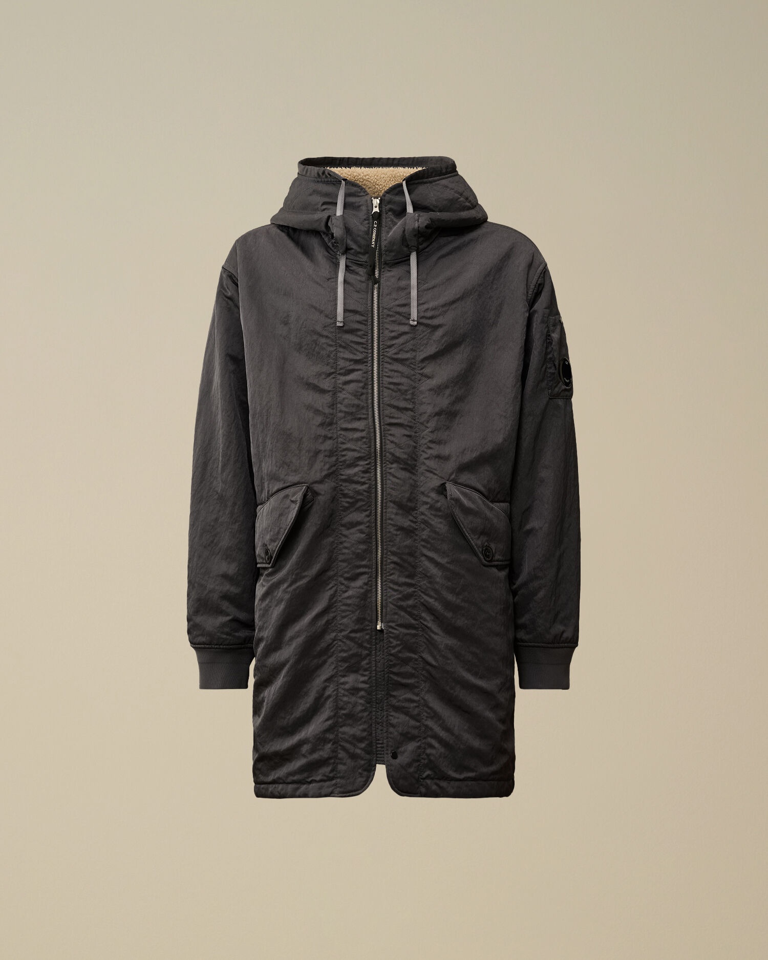 Nylon B Lined Hooded Parka - 1