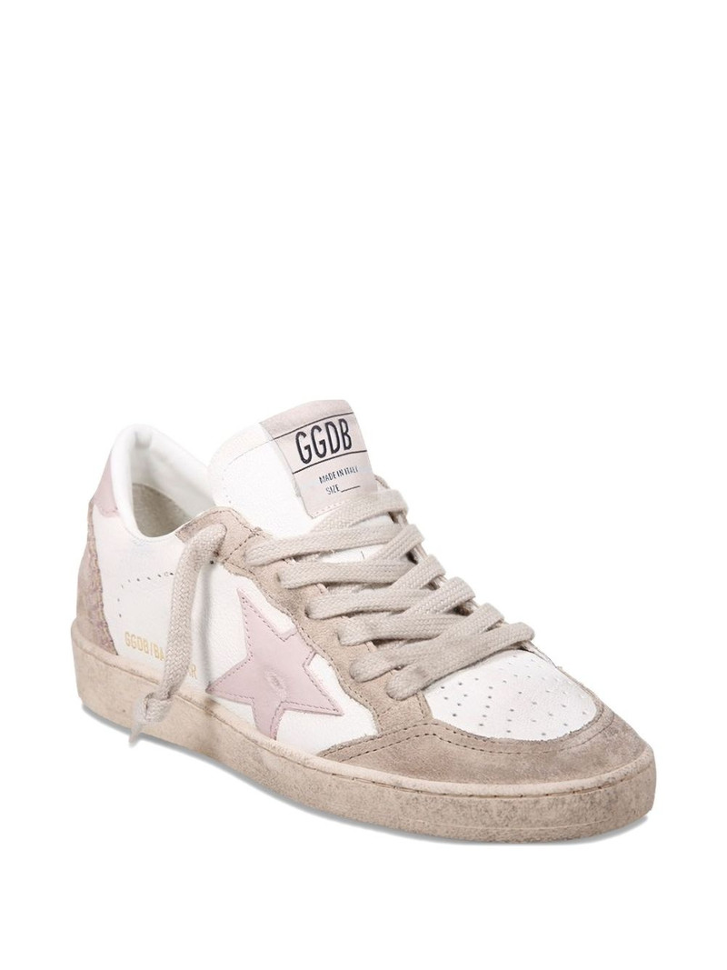 Golden Goose Ball Star suede-panel star sneakers outlook