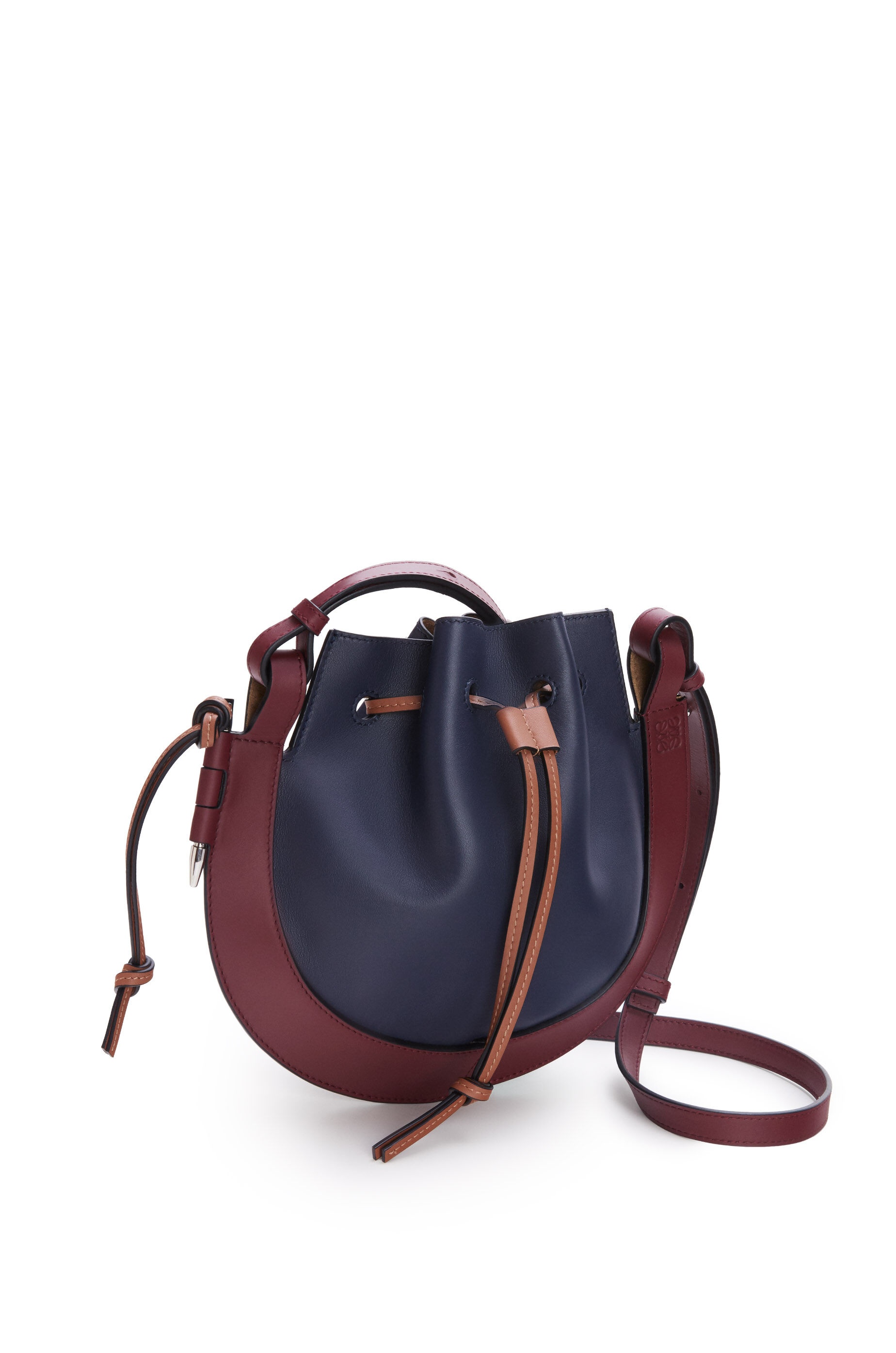 Small Horseshoe bag in nappa and calfskin - 2