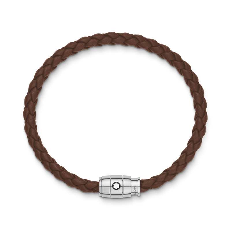Montblanc Bracelet Large, Soft Leather, Fauve Brown outlook