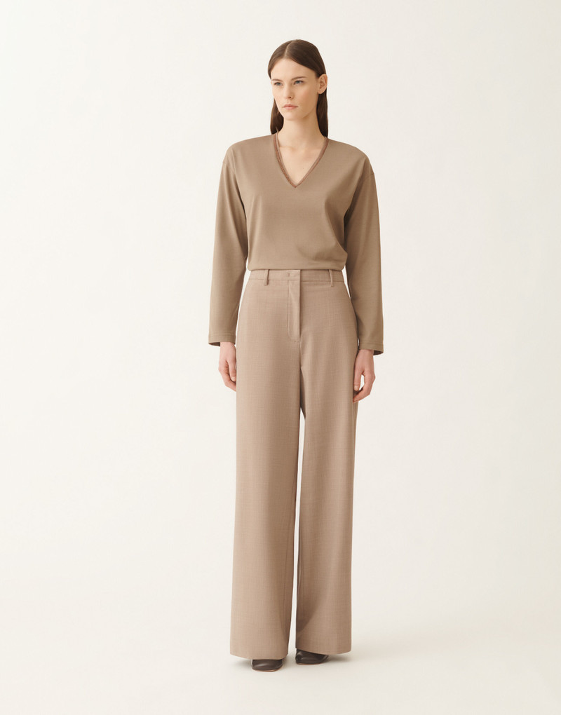 Spoleto trousers in bi-stretch fresco wool 3