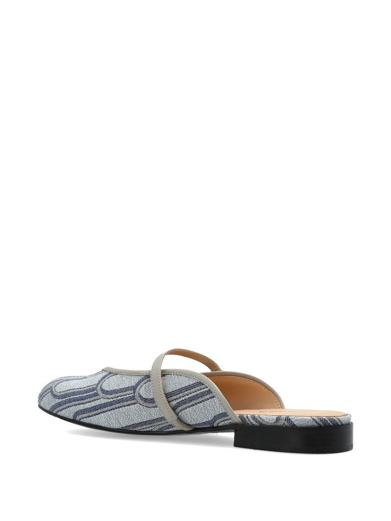 Etoile strap-detail leather mules 4