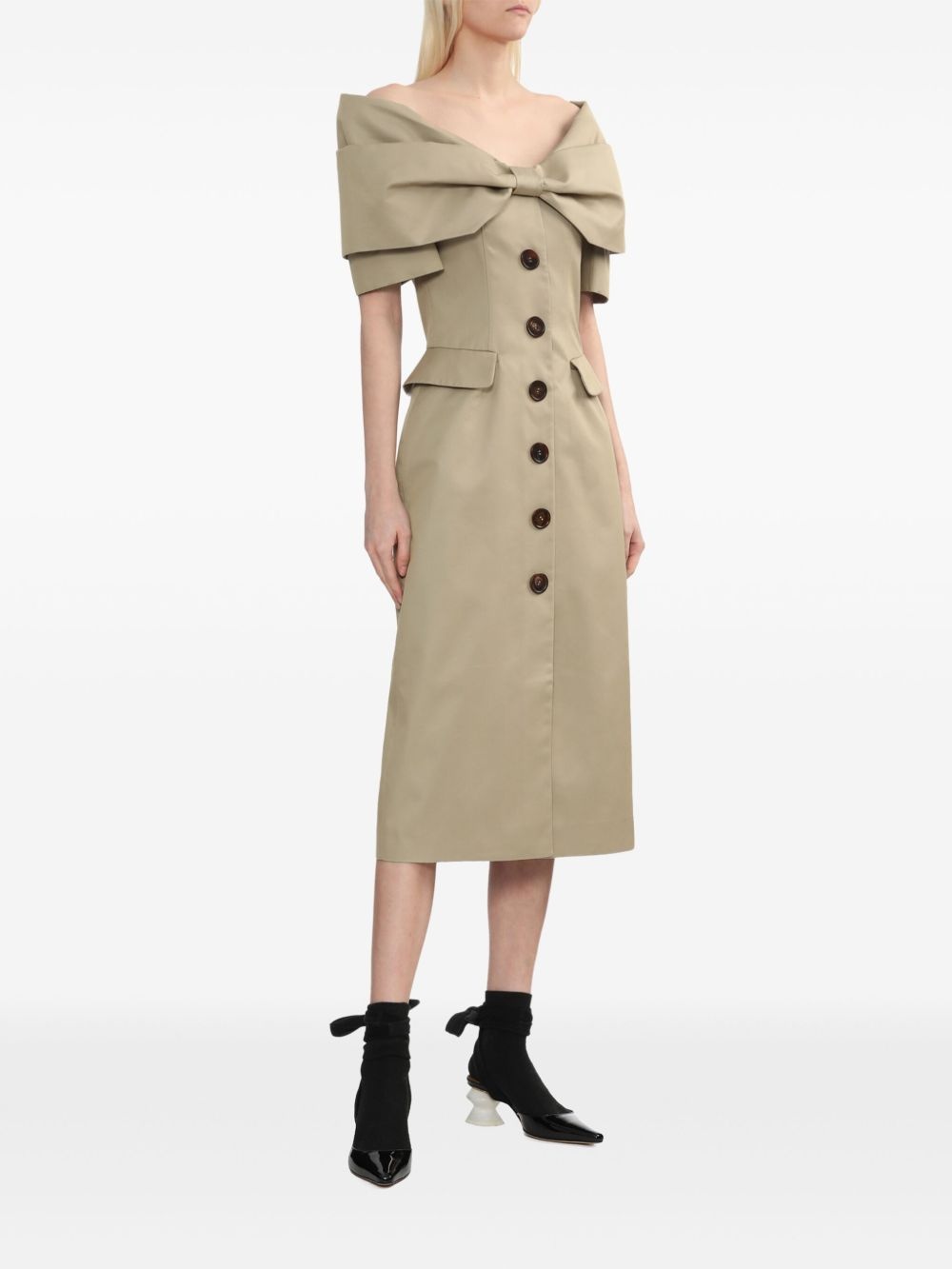 oversize bow dress - 2