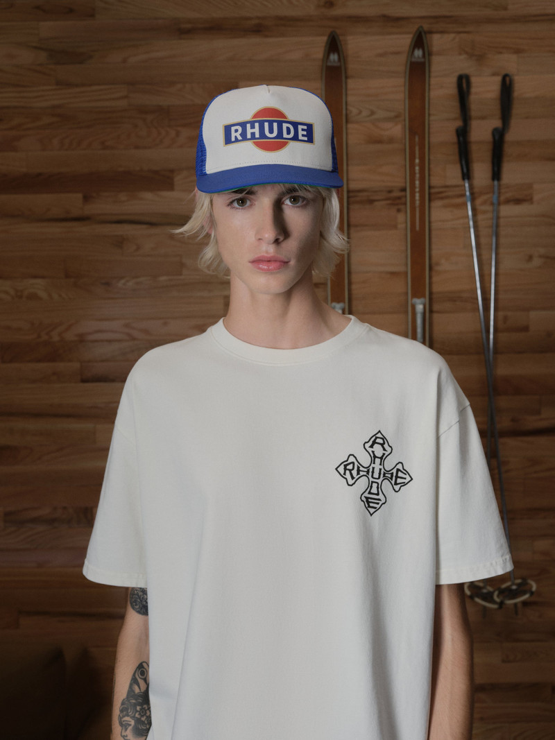 Rhude RACER TRUCKER HAT outlook