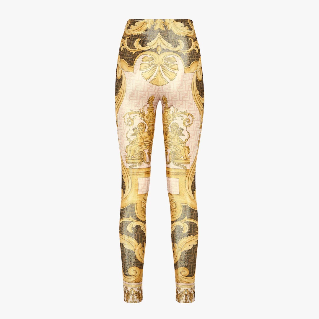 Fendace multicolor jersey pants - 2