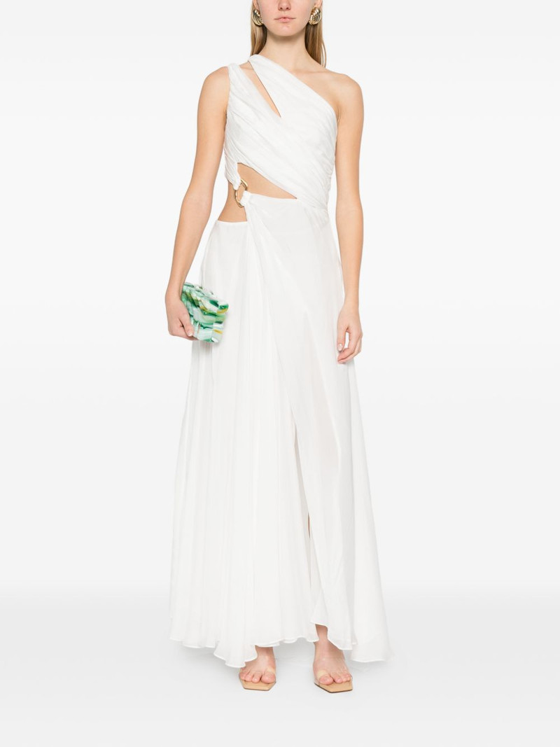 Cult Gaia Zan one-shoulder ring gown dress outlook