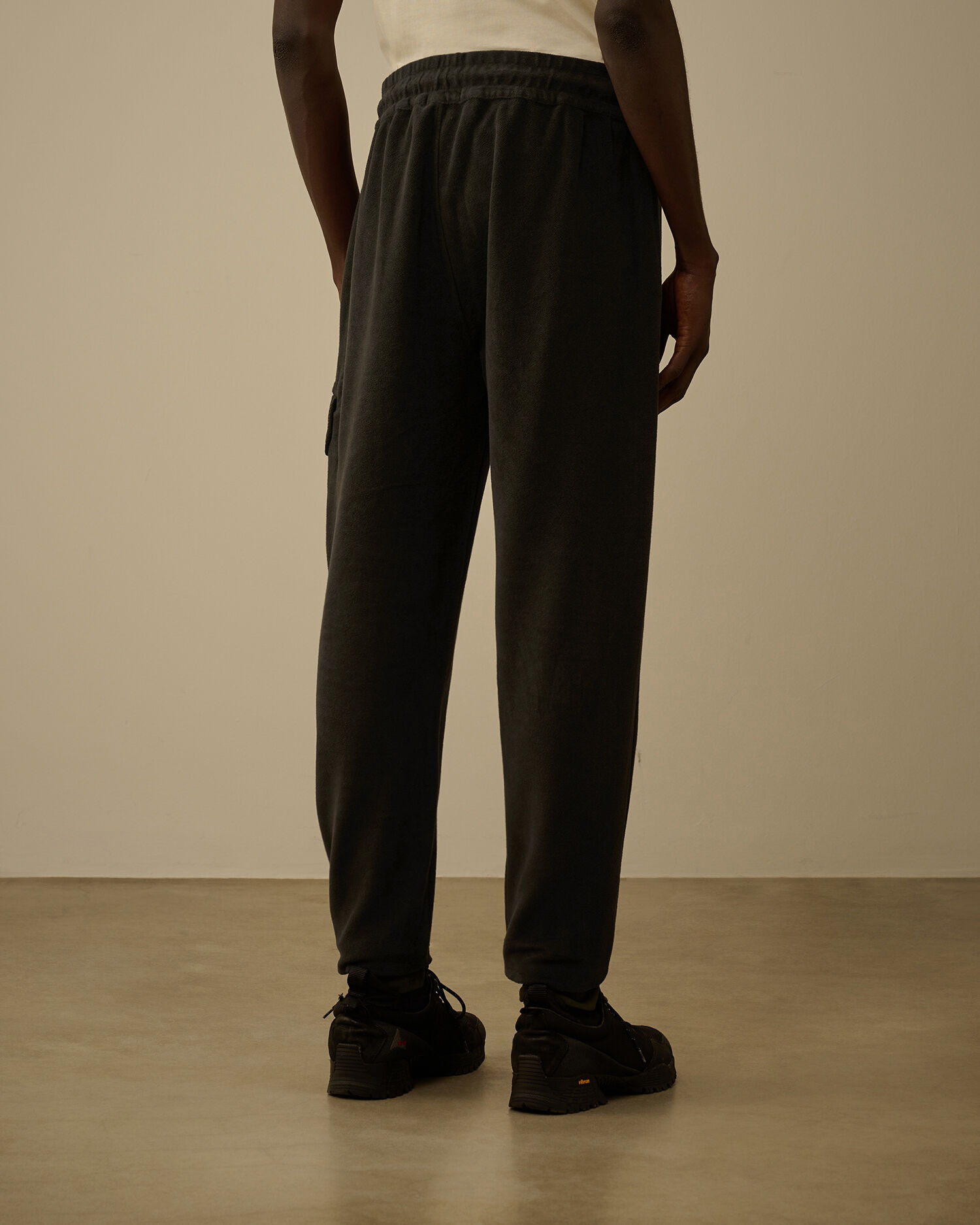 Brushed Emerized Diagonal Fleece Lens Sweatpants - 4