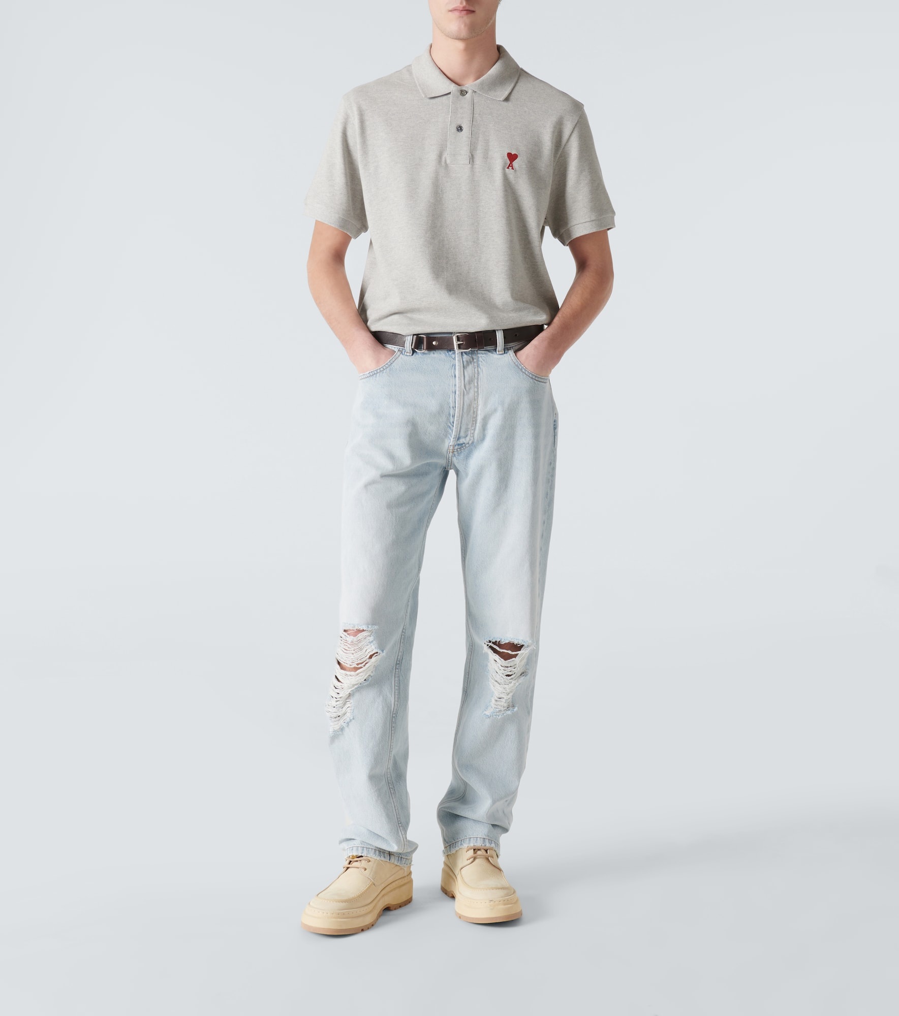 Ami De Cœur cotton piqué polo shirt - 2