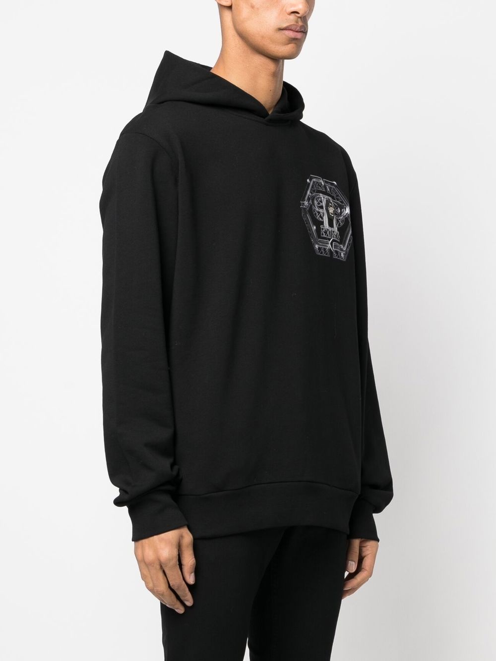 Dark Romance logo-print hoodie - 4
