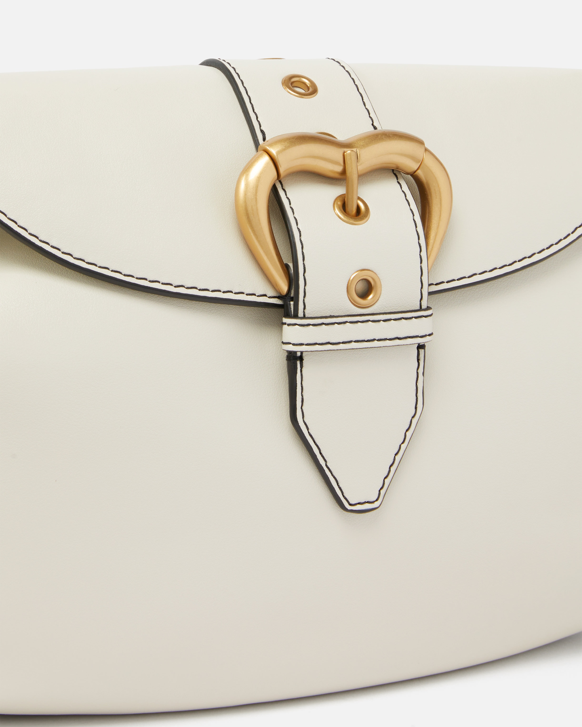 JOLENE SHOULDER BAG WITH HEART BUCKLE - 3